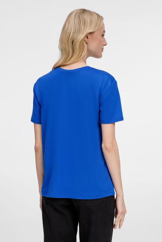 Футболка унисекс Senti, ярко-синяя арт.20185.44