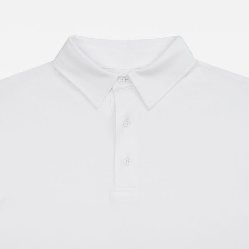 Рубашка поло унисекс Senti, белая арт.20186.60