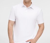 Рубашка поло унисекс Senti, белая арт.20186.60