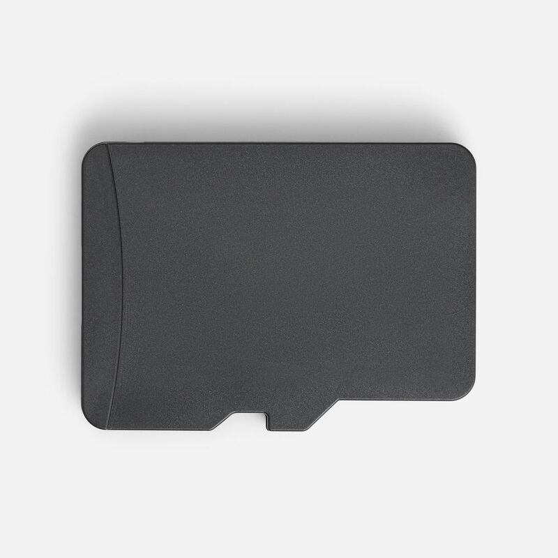 Органайзер для карт памяти и SIM с кардридером Multitask, черный арт.18577.30