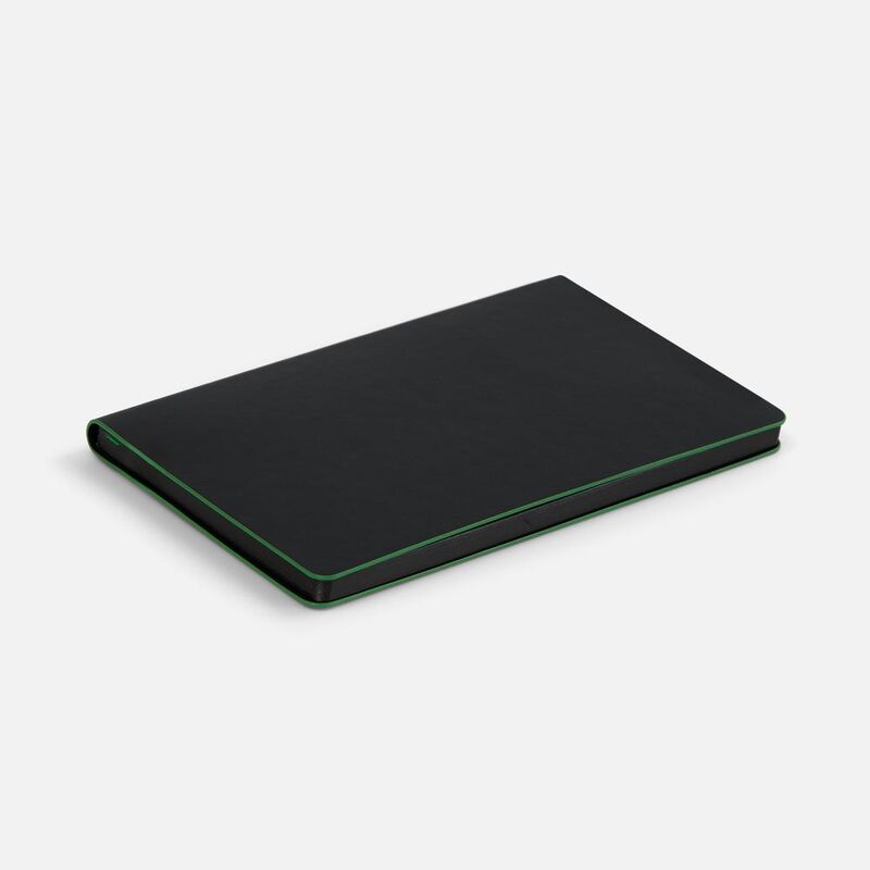 Ежедневник Trait, недатированный, черный с зеленым арт.14097.39