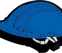 Флешка &laquo;Каска&raquo;, синяя, 16 Гб арт.5405.46