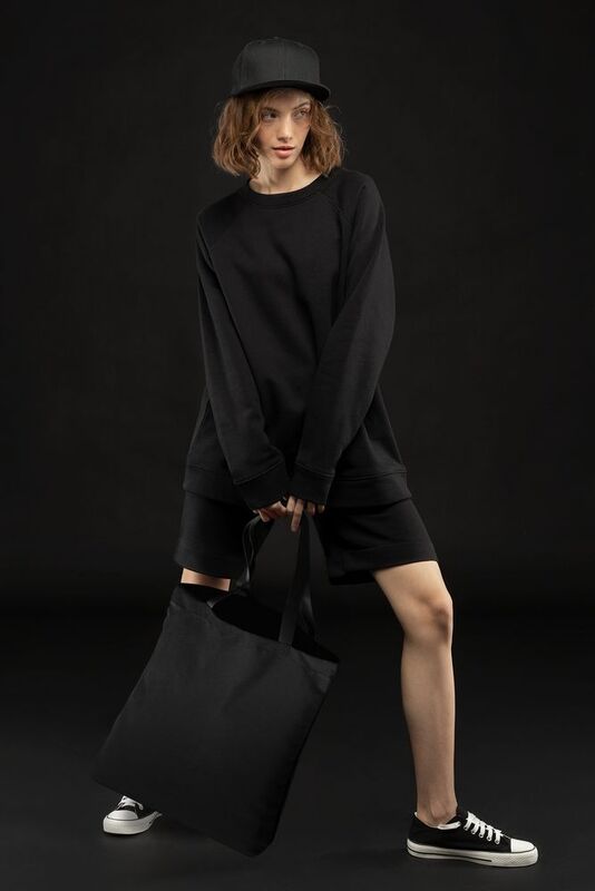 Шопер B5, черный с черными ручками арт.19215.30