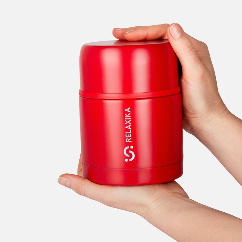 Термос для еды Relaxika 500, красный арт.15474.50