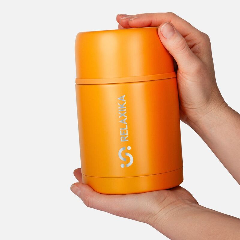 Термос для еды Relaxika 700, желтый арт.15475.80