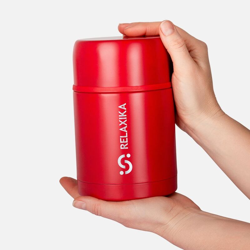 Термос для еды Relaxika 700, красный арт.15475.50