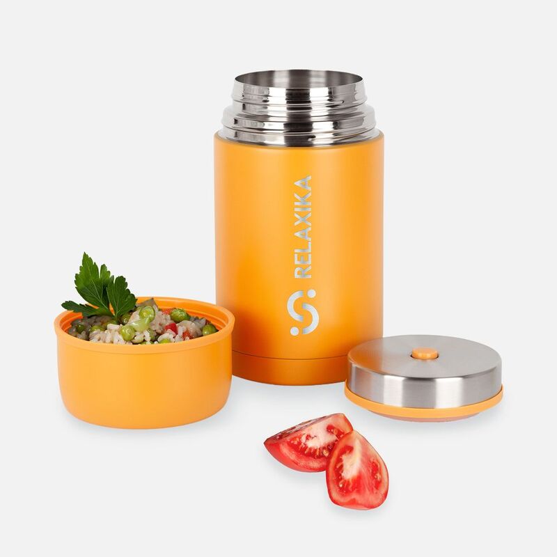 Термос для еды Relaxika 1000, желтый арт.15476.80