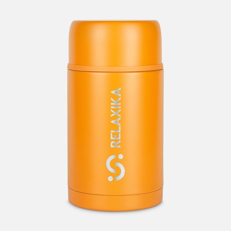 Термос для еды Relaxika 1000, желтый арт.15476.80