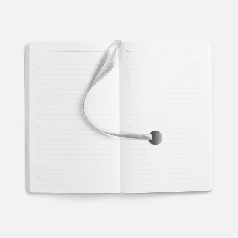 Ежедневник Waltz, недатированный, серебристый арт.23878.10