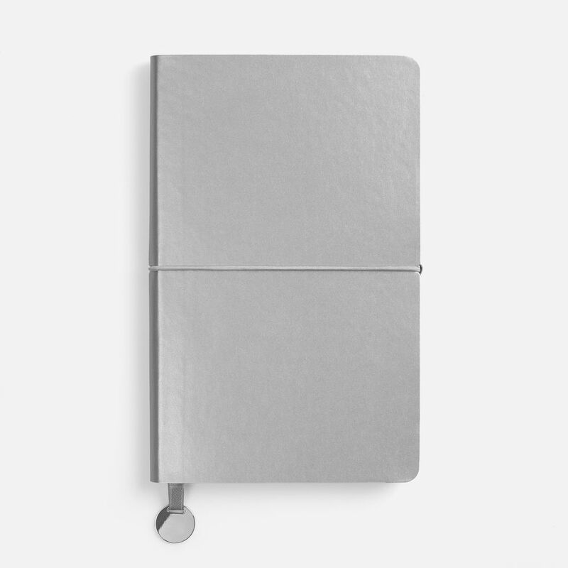 Ежедневник Waltz, недатированный, серебристый арт.23878.10