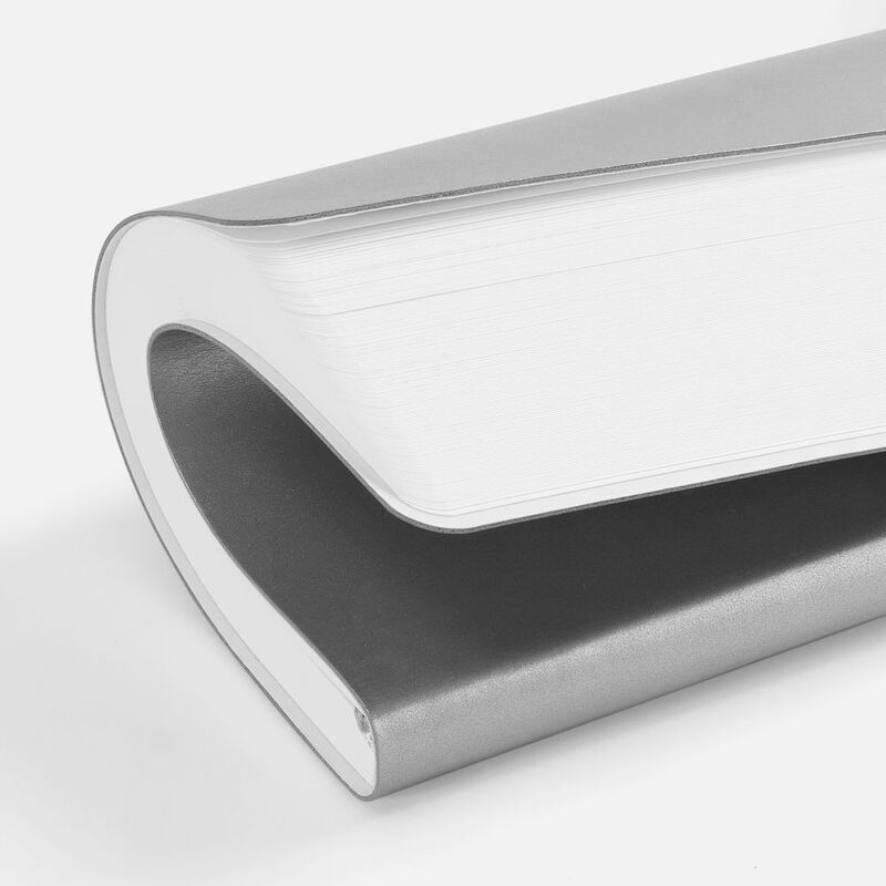 Ежедневник Waltz, недатированный, серебристый арт.23878.10