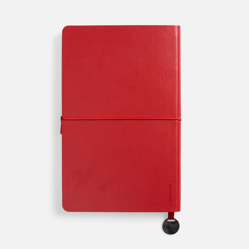Ежедневник Waltz, недатированный, красный арт.23878.50