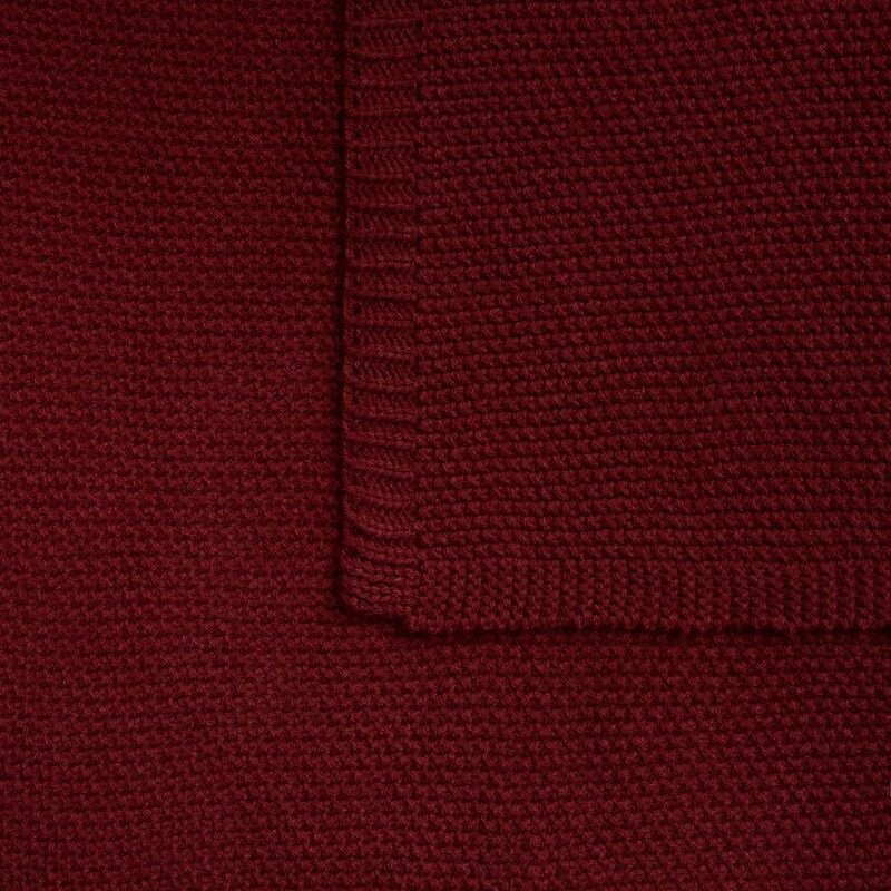 Плед Longview, темно-красный (винный) арт.15743.56