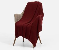 Плед Longview, темно-красный (винный) арт.15743.56