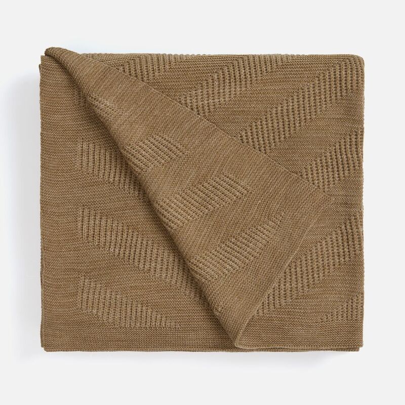 Плед Locus Solus, коричнево-бежевый меланж арт.16749.67