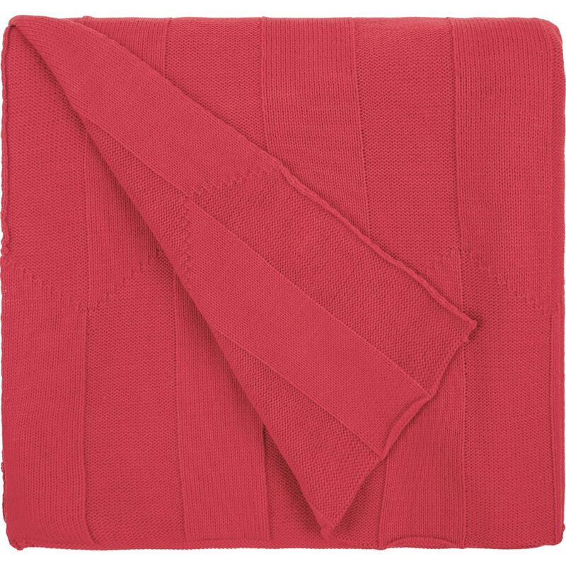 Плед Rombus, темно-розовый (коралл) арт.19623.69