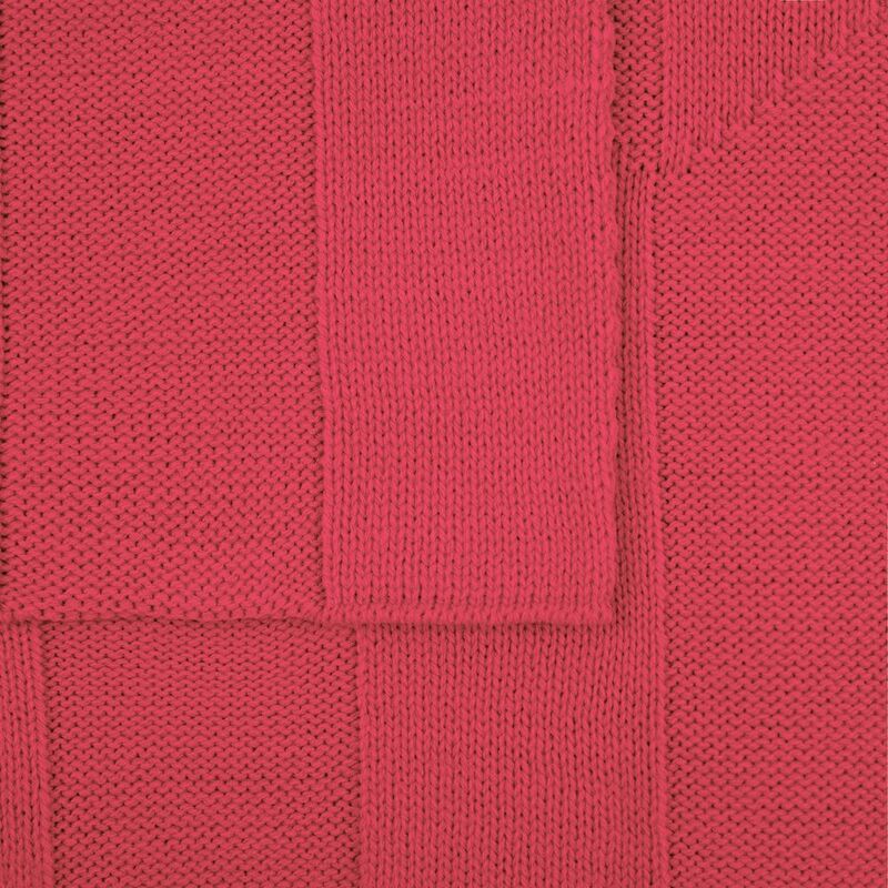 Плед Rombus, темно-розовый (коралл) арт.19623.69