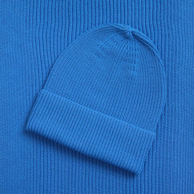 Шарф Nobilis Mono, синий (аква) арт.19908.48