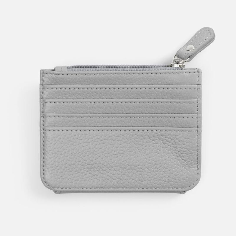 Картхолдер на молнии Unison, серый арт.22109.10