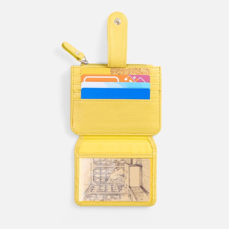 Картхолдер на молнии Unison, желтый арт.22109.80