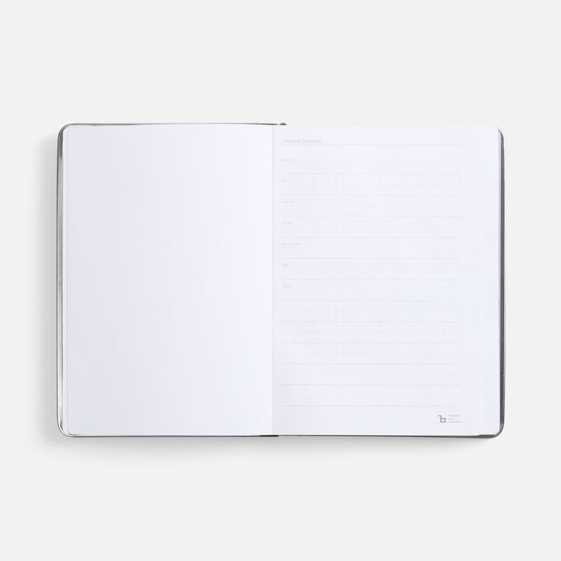 Ежедневник Metal Frame на заказ, датированный, серый арт.18859.10