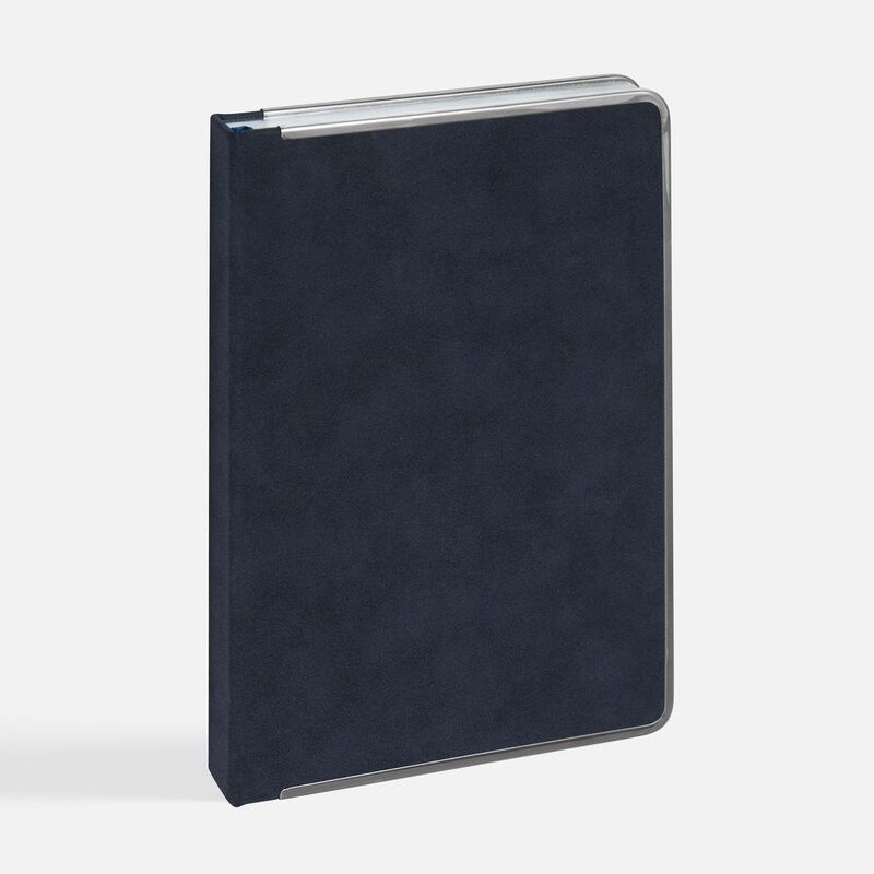 Ежедневник Metal Frame на заказ, датированный, синий арт.18859.40