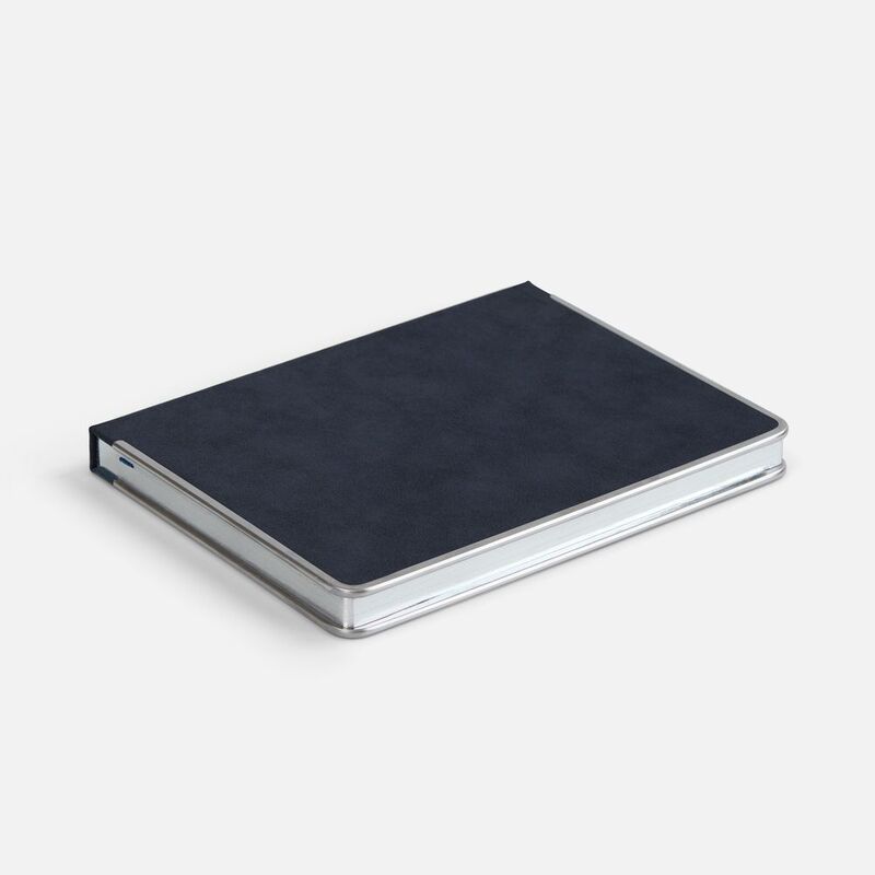 Ежедневник Metal Frame на заказ, датированный, синий арт.18859.40