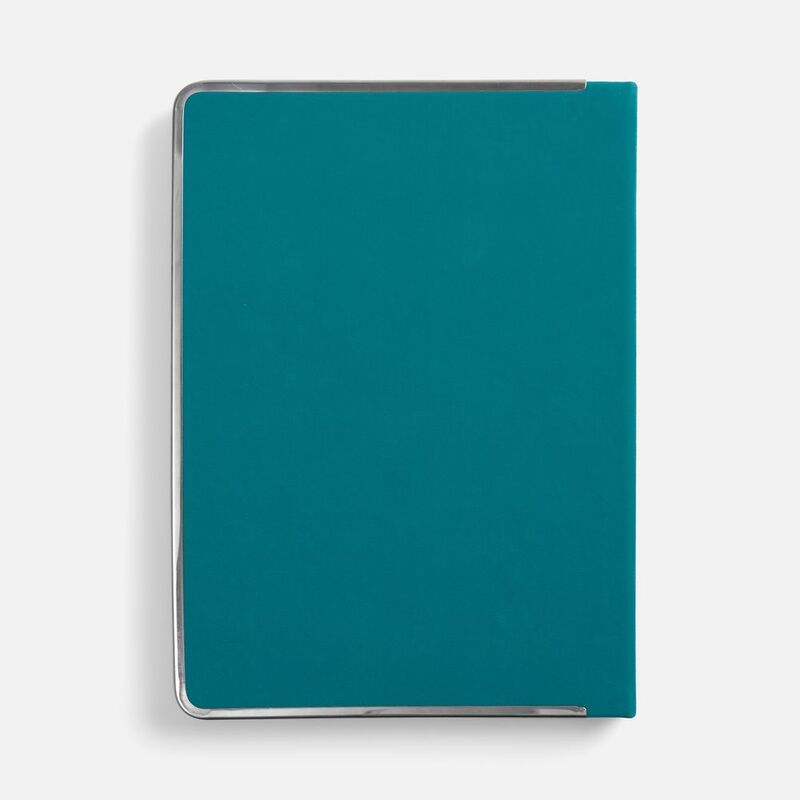 Ежедневник Metal Frame на заказ, датированный, бирюзовый арт.18859.49