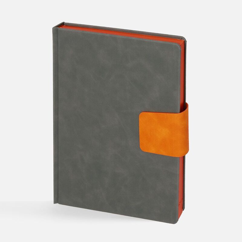 Ежедневник Grande Strap на заказ, датированный, серый арт.18860.12