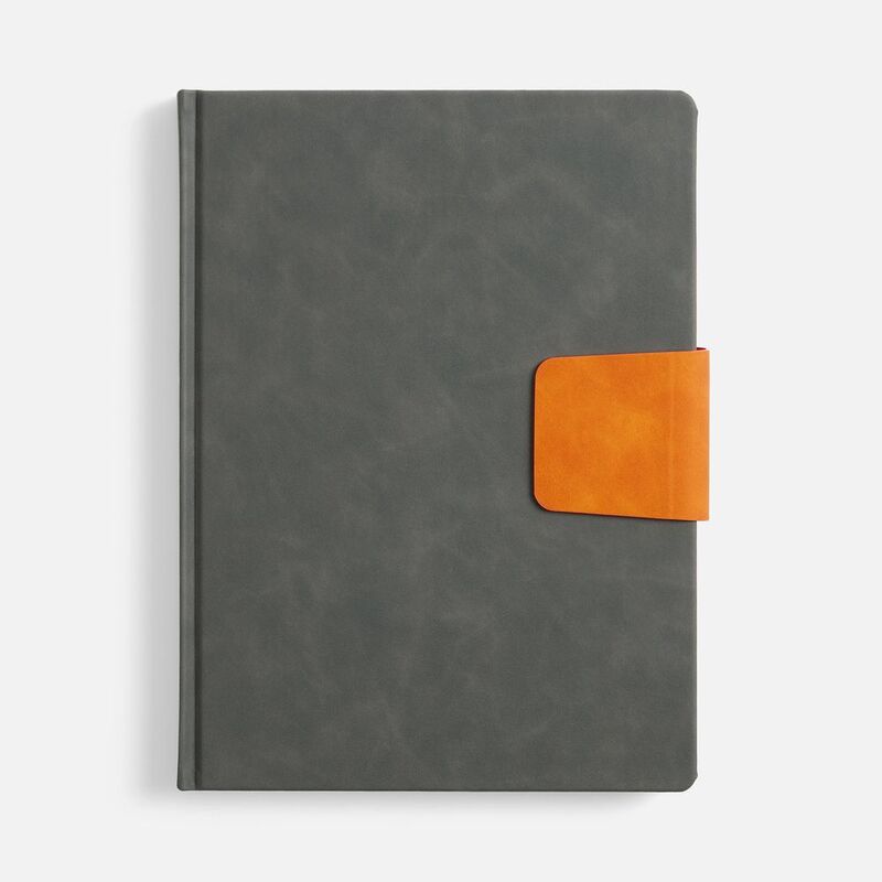 Ежедневник Grande Strap на заказ, датированный, серый арт.18860.12