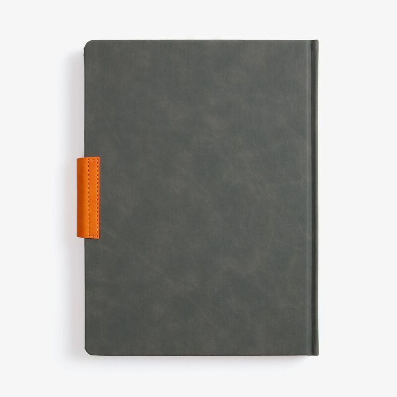 Ежедневник Grande Strap на заказ, датированный, серый арт.18860.12