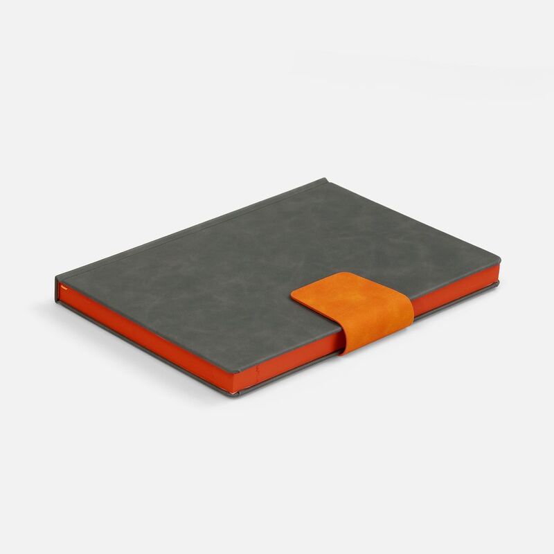 Ежедневник Grande Strap на заказ, датированный, серый арт.18860.12