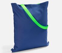 Шопер B3, синий с зелеными ручками арт.19216.41