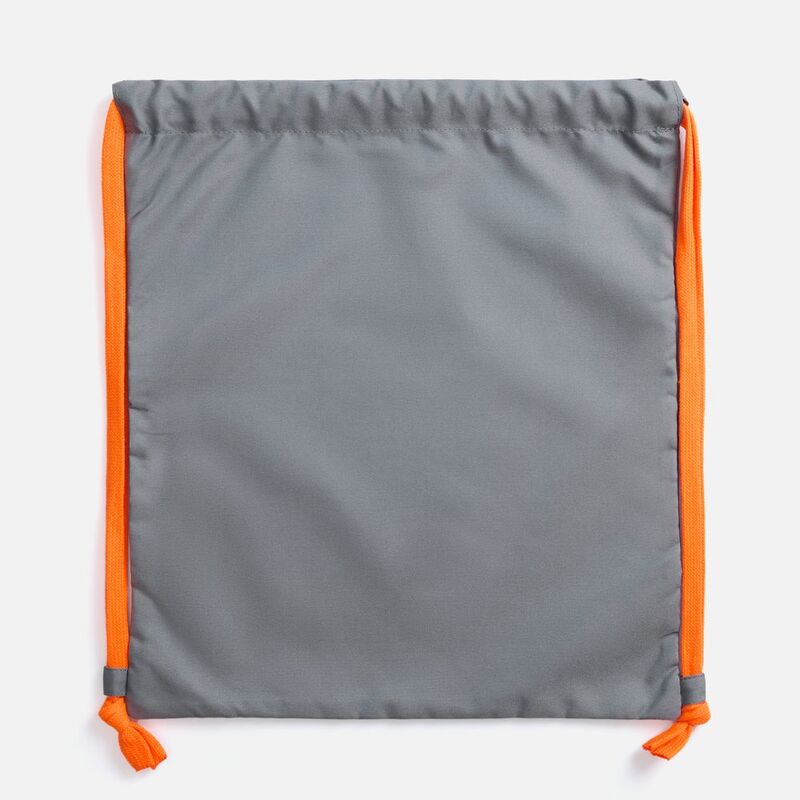 Рюкзак B3, серый с оранжевыми лямками арт.19217.11