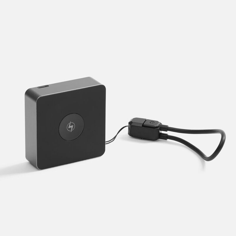 Внешний аккумулятор с беспроводной зарядкой Aura Power 5000 мАч, серый арт.18455.10