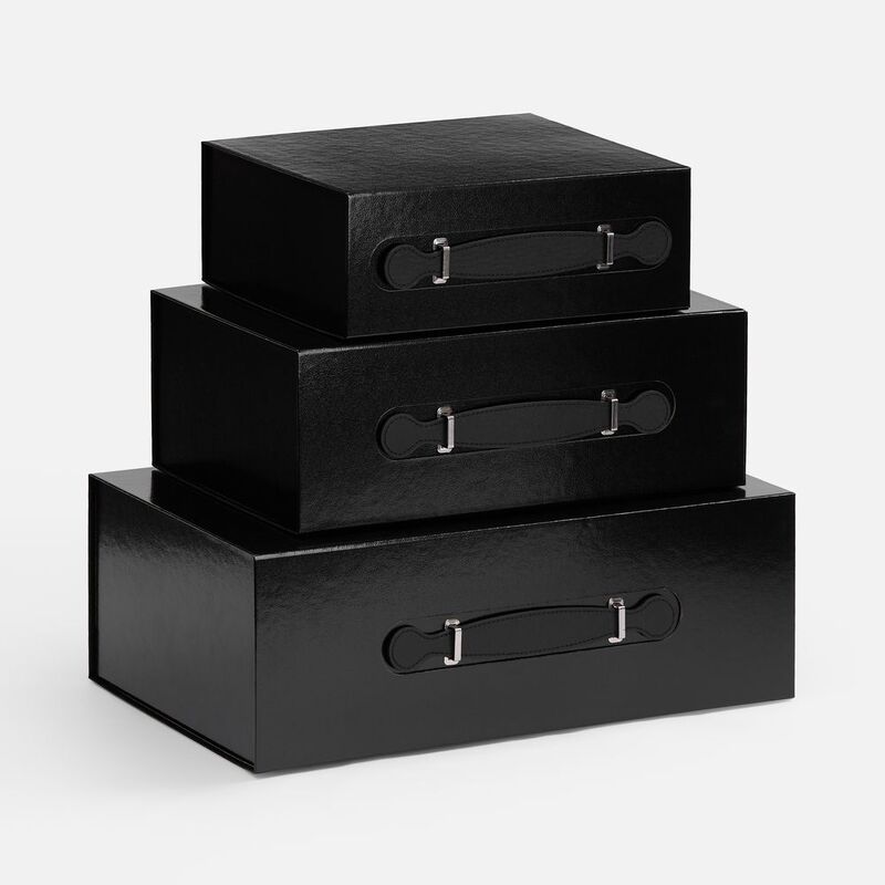 Коробка складная Holdfold, S, черная арт.25002.30