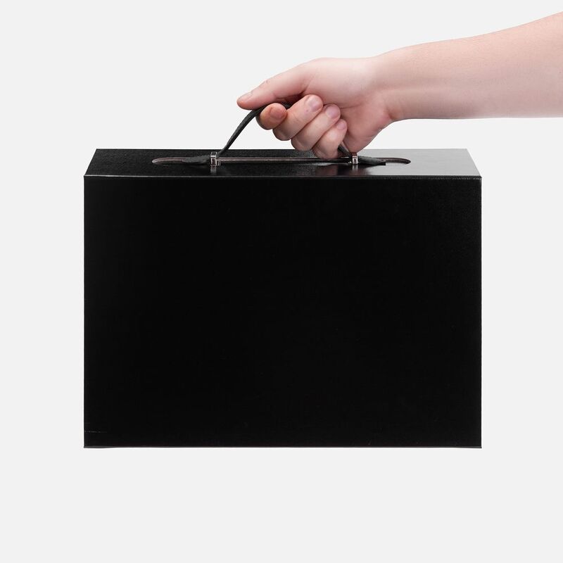 Коробка складная Holdfold, M, черная арт.25003.30