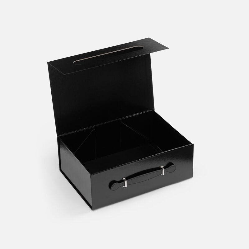 Коробка складная Holdfold, M, черная арт.25003.30