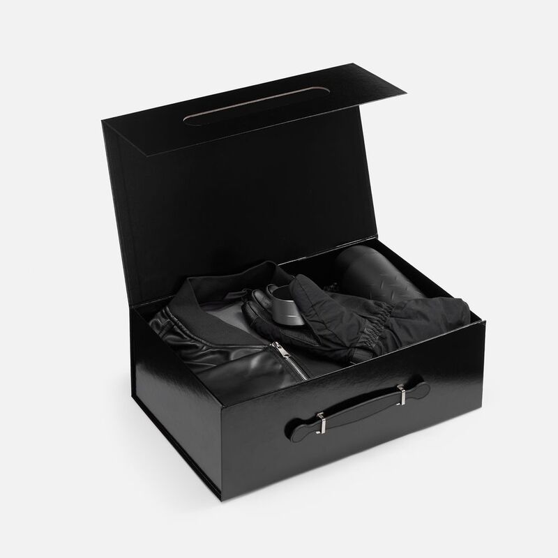 Коробка складная Holdfold, L, черная арт.25004.30