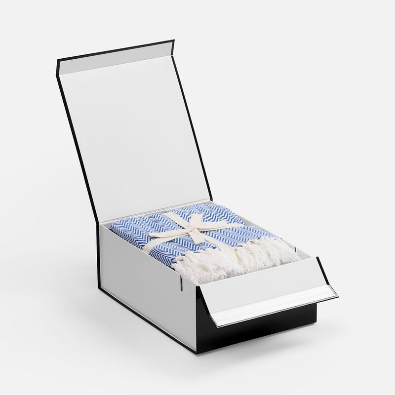 Коробка складная Wishful, M, черная арт.25006.30