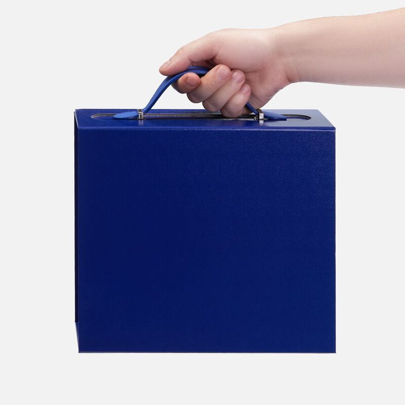 Коробка складная Holdfold, S, синяя арт.25002.40