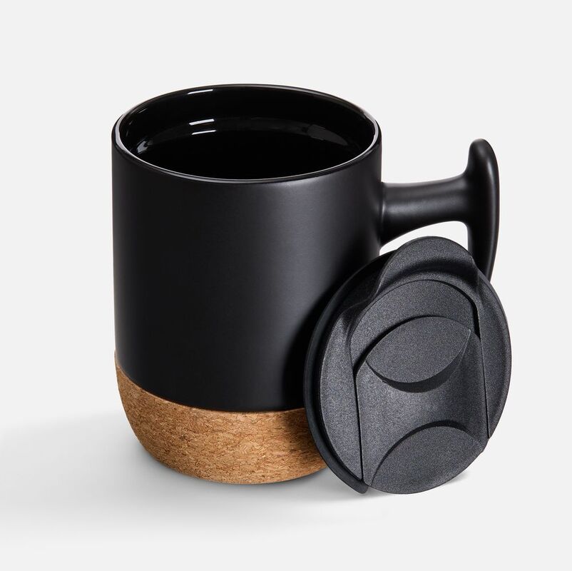 Кружка Corky Grip, черная арт.18664.30