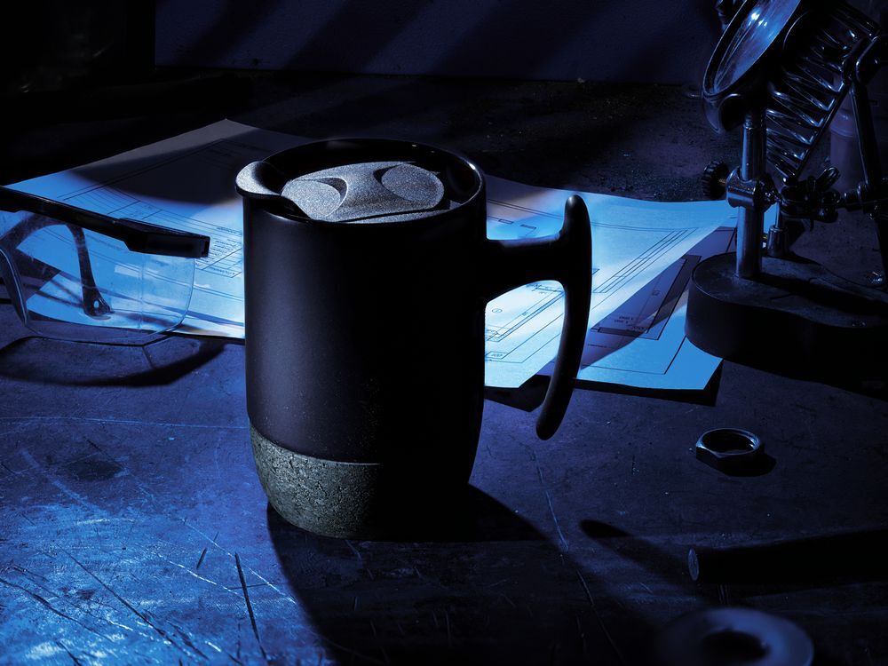 Кружка Corky Grip, черная арт.18664.30