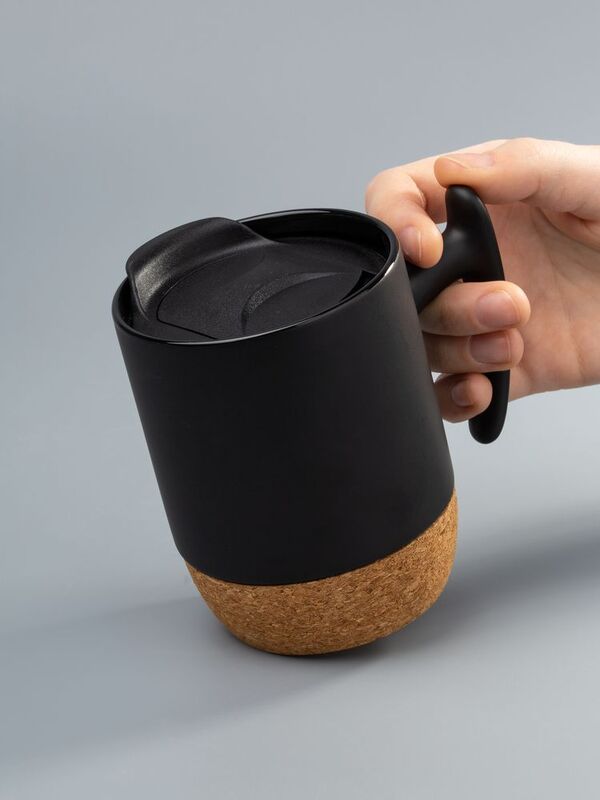 Кружка Corky Grip, черная арт.18664.30