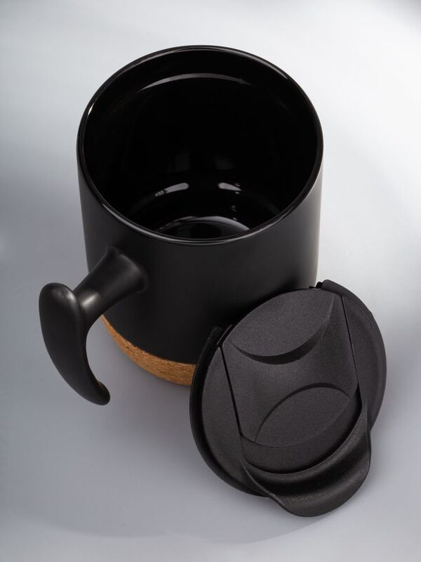 Кружка Corky Grip, черная арт.18664.30