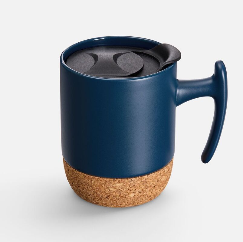 Кружка Corky Grip, синяя арт.18664.40