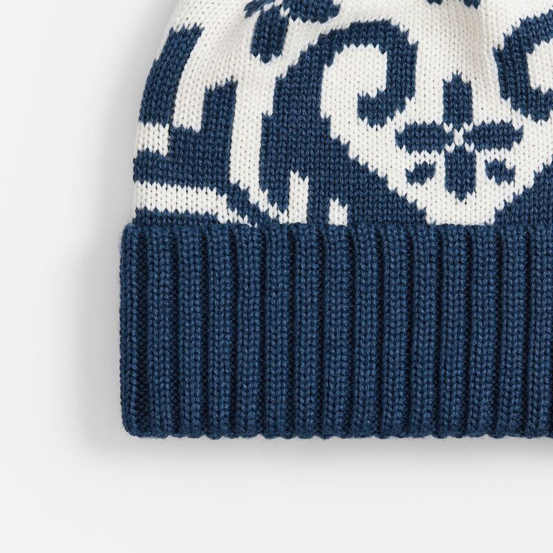 Шапка Wintertude, синяя с белым арт.21284.46