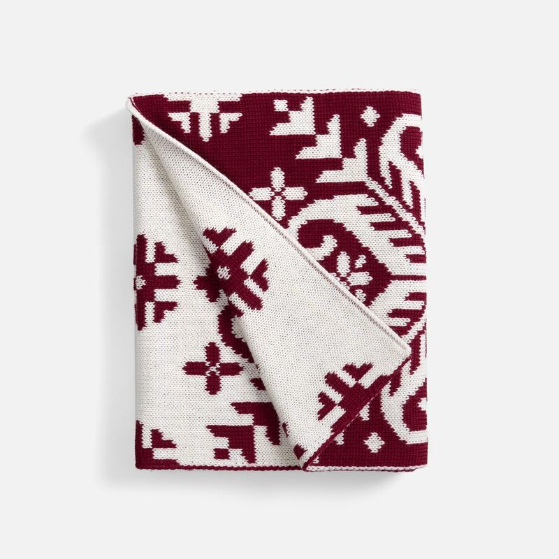 Шарф Wintertude M, красный с белым арт.21285.56