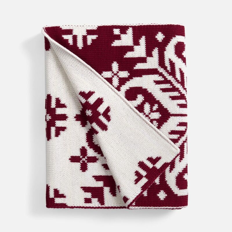 Шарф Wintertude L, красный с белым арт.21286.56