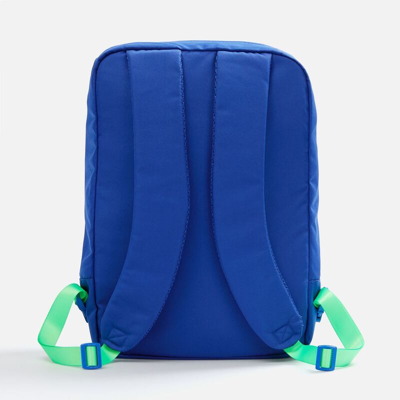 Рюкзак B2, синий с зелеными стропами арт.19218.41